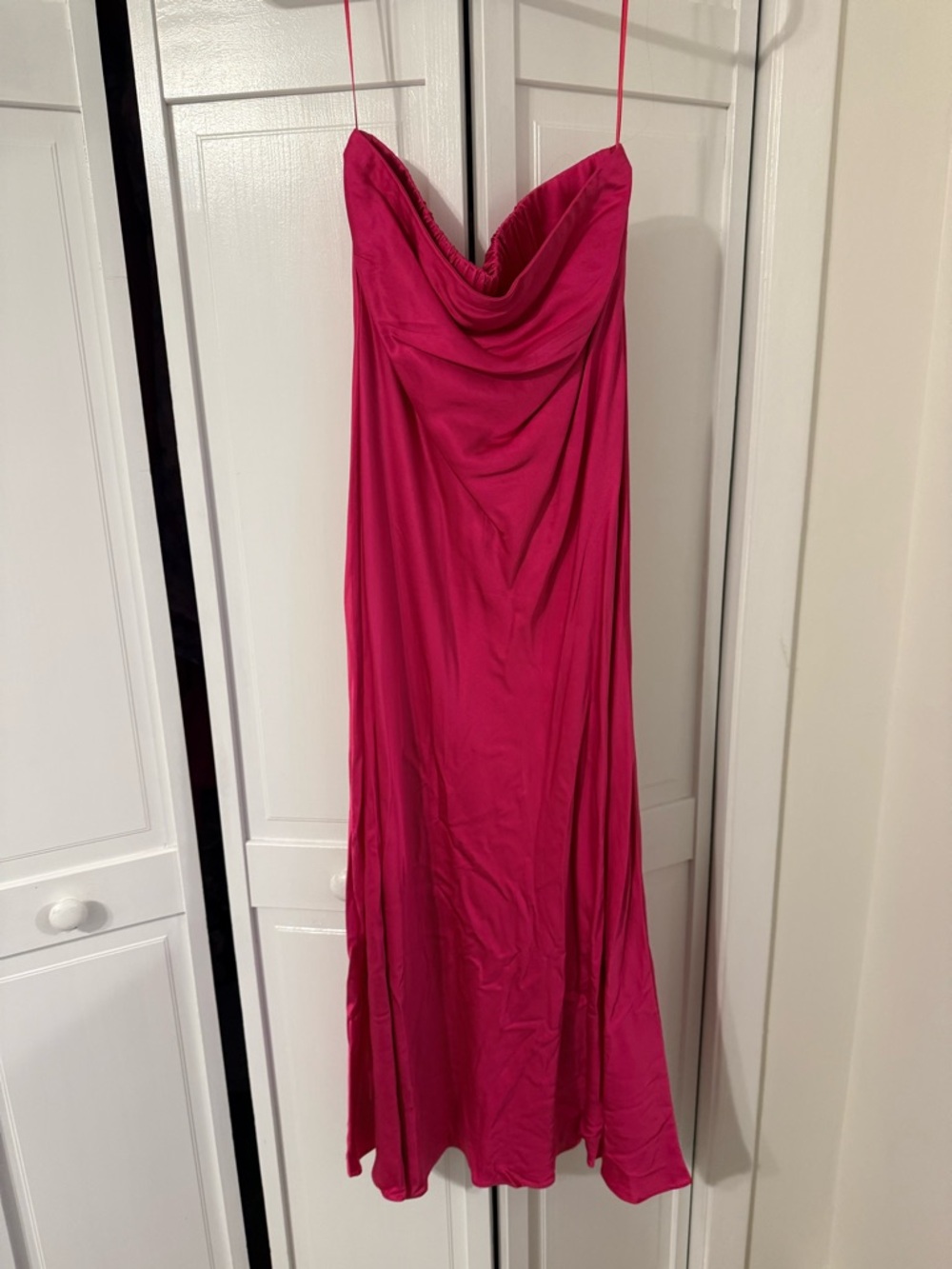 French Connection Bloomingdale’s Women's Fuchsia Pink Strapless Slip Dress